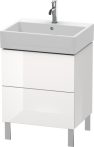   Duravit L-Cube, mosdó szekrény  58,4 cm széles LC 6775 dekor 2, Vero Air
