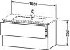 Duravit L-Cube, mosdó szekrény 102 cm széles LC 6242 dekor 2 Duravit L-Cube, mosdó szekrény 102 cm széles LC 6242 dekor 2