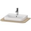 Duravit Happy D.2 Plus, mosdópult  65 cm széles HP 031B, furnérozott