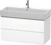 Duravit L-Cube, mosdó szekrény  98,4 cm széles LC 6278, Vero Air