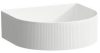 Laufen Sonar mosdótál 41 cm széles H8123437571121 csiszolt, texturált, matt fehér Laufen Sonar mosdótál 41 cm széles H8123437571121 csiszolt, texturált, matt fehér