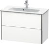 Duravit XSquare, mosdó szekrény 81 cm széles XS 4166 dekor 1 ME by Starck