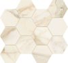 Caesar anima futura, golden white esagono 28,5 x 33 cm lucidato Caesar anima futura, golden white esagono 28,5 x 33 cm lucidato