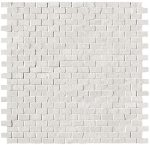   fap ceramiche nux, white brick mosaico anticato 30,5 x 30,5 cm