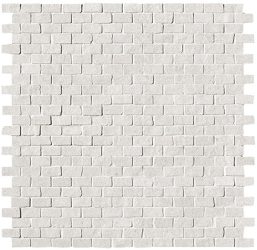 fap ceramiche nux, white brick mosaico anticato 30,5 x 30,5 cm