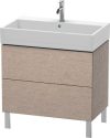 Duravit L-Cube, mosdó szekrény  78,4 cm széles LC 6777 furnérozott, Vero Air