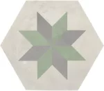 Marca Corona 1741, terra art stella s/m esagona