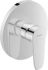 Duravit B.1, zuhanycsaptelep falsík alatti B14210 0100 10 króm Duravit B.1, zuhanycsaptelep falsík alatti B14210 0100 10 króm