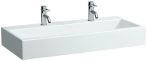   Laufen Living City dupla mosdó 100 cm széles H8184380001071 csiszolt