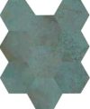 Caesar alchemy, mint hexagons 28 x 34 cm RT natur