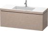 Duravit Vero Air, mosdó szekrénnyel 120 cm széles LC6919, furnérozott