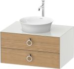   Duravit White Tulip, mosdó+szekrény+csap 80 cm széles, bemutatótermi