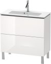 Duravit L-Cube, mosdó szekrény  82 cm széles LC 6674 dekor 2, ME by Starck