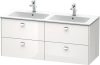 Duravit Brioso, mosdó szekrény 129 cm széles BR4106 dekor 2, Me by Starck