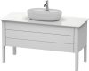 Duravit Luv, mosdó szekrény 133,8 cm széles LU9566