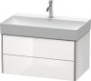 Duravit XSquare, mosdó szekrény78,4 cm széles XS 4162 lakkozott DuraSquare