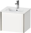 Duravit XViu, mosdó szekrény  51 cm széles XV4215 dekor1 ME by Starck