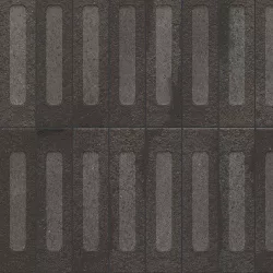 Marca Corona 1741, miniature fornace formella nero fumo