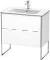 Duravit XSquare, mosdó szekrény 81 cm széles XS 4446 dekor 1 ME by Starck