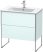 Duravit XSquare, mosdó szekrény 81 cm széles XS 4446 dekor 1 ME by Starck