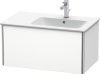 Duravit XSquare, mosdó szekrény 81 cm széles XS 4072 dekor 1 ME by Starck