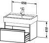 Duravit Ketho, alsószekrény 65 cm széles KT 6684 Duravit Ketho, alsószekrény 65 cm széles KT 6684