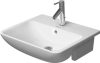 Duravit ME by Starck, mosdó 55 cm széles 037855 félig beépíthető