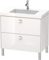 Duravit Brioso, mosdó szekrénnyel 80 cm széles BR4701 dekor 2, Vero Air