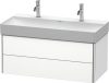 Duravit XSquare, mosdó szekrény 98,4 cm széles XS 4163 dekor 1 DuraSquare