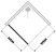 Duscholux Air 342.205400.1200 500-1200 mm széles, jobbos