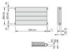 Zehnder Radiapanel szobai radiátor HL56/49-1300 mm fehér, raktári