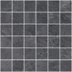 sant'agostino bergstone, black 30 x 30 cm Mosaico