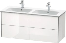 Duravit XSquare, mosdó szekrény 128 cm széles XS 4175 dekor 2 ME by Starck