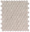 fap ceramiche milano&floor, beige round mosaico 29 x 32,5 cm RT matt