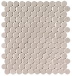   fap ceramiche milano&floor, beige round mosaico 29 x 32,5 cm RT matt