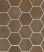 sant'agostino oxidart, copper hexagon 27 x 32,5 cm natur