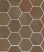 sant'agostino oxidart, copper hexagon 27 x 32,5 cm natur