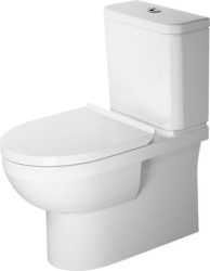 Duravit No.1, álló monoblokkos rimless wc 218209, HygieneGlaze