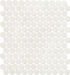   fap ceramiche color now, ghiaccio round mosaico 29,5 x 32,5 cm