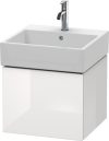 Duravit L-Cube, mosdó szekrény  48,4 cm széles LC 6174 lakkozott, Vero Air