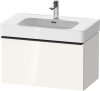 Duravit D-Neo, alsószekrény  78 cm széles DE4277 dekor 2, Soleil by Starck