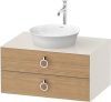 Duravit White Tulip, alsószekrény 80 cm széles WT49900H5H4