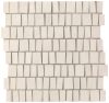 fap ceramiche sheer, white bar mosaico 30,5 x 30,5 cm