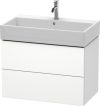 Duravit L-Cube, mosdó szekrény  78,4 cm széles LC 6277, Vero Air