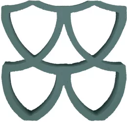 Marca Corona 1741, arialuce curve verde