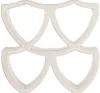 Marca Corona 1741, arialuce curve bianco glassa