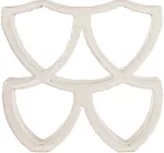 Marca Corona 1741, arialuce curve bianco glassa