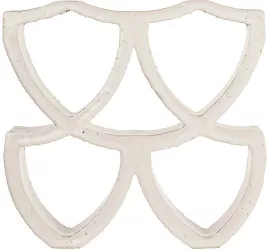 Marca Corona 1741, arialuce curve bianco glassa