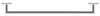 Duravit Karree, fürdőlepedőtartó 60 cm 009959 Duravit Karree, fürdőlepedőtartó 60 cm 009959