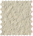 fap ceramiche bloom, beige print esagono 29,5 x 32,5 cm RT